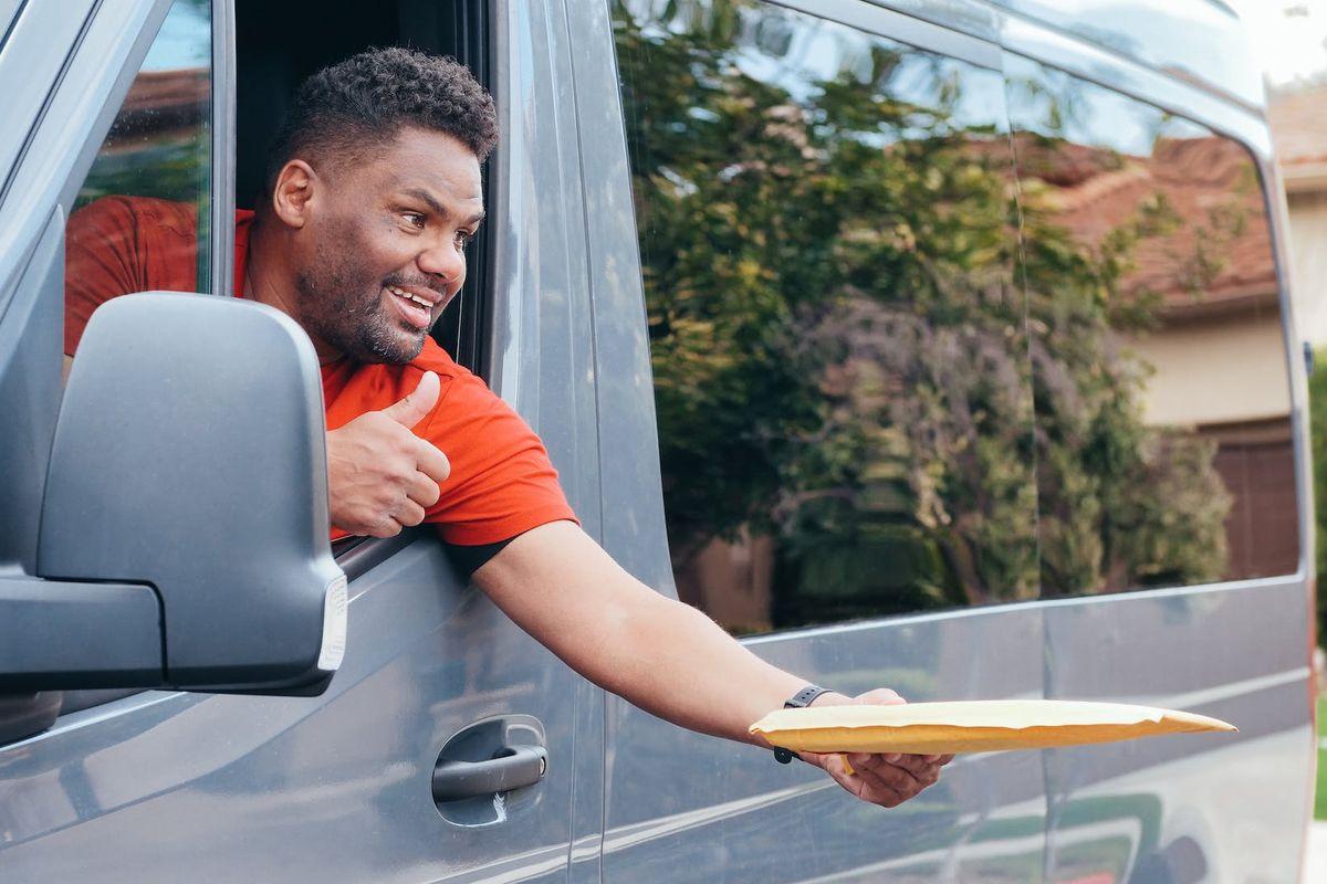 Courier delivery driver example skills