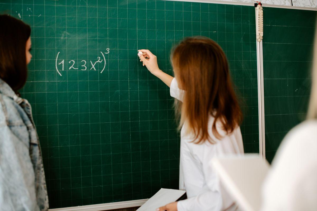 What does a math teacher do