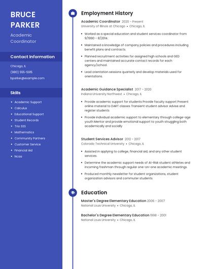Resume example 5
