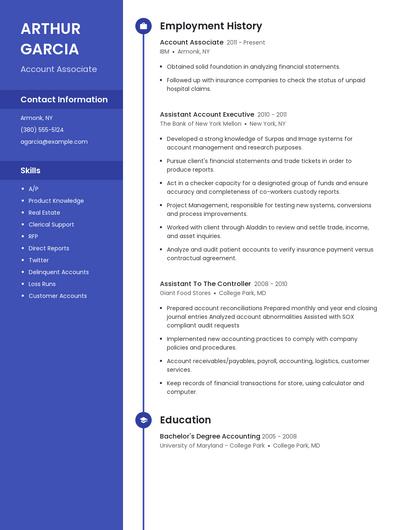 Account Associate Resume