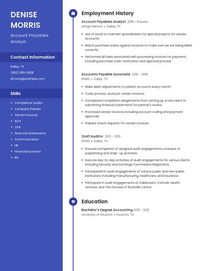 Resume example 4