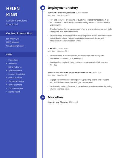 Resume example 4