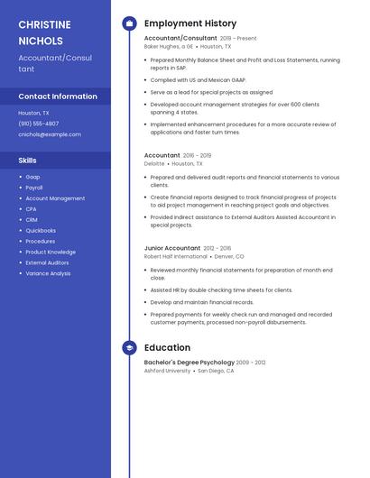 Resume example 4
