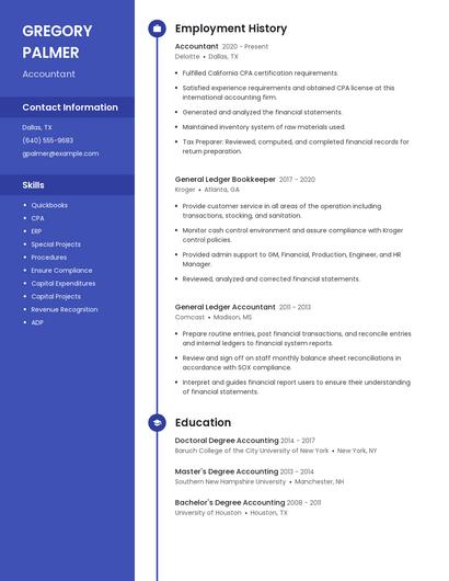 Resume example 4