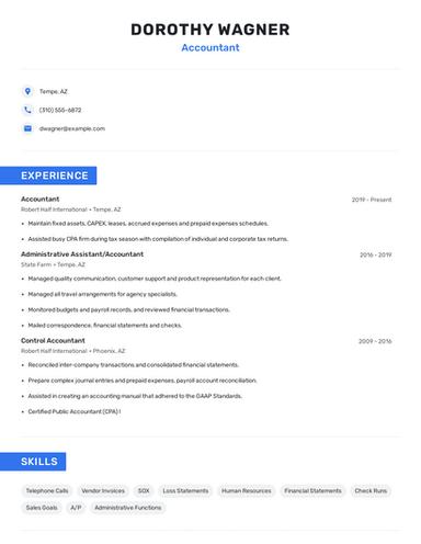 Resume template