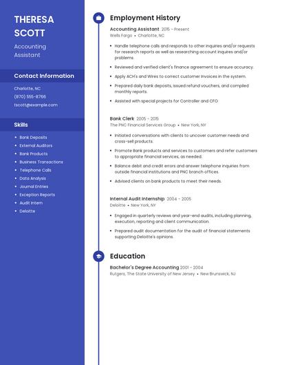 Resume example 4