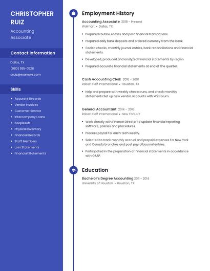 Accounting Associate Resume