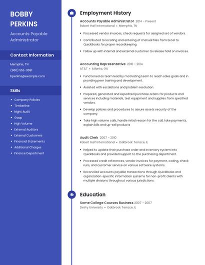 Resume example 4