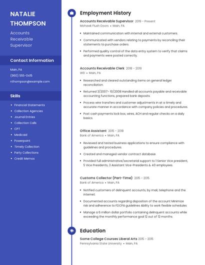 Resume example 4