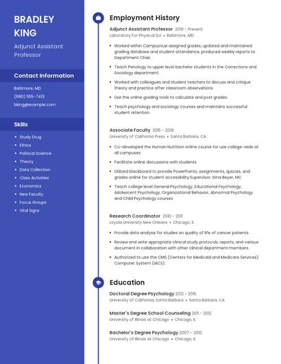 Resume example 4