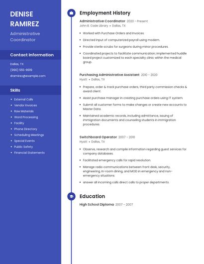 Resume example 5