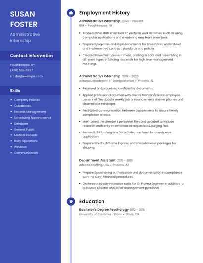 Resume example 4