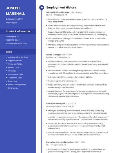 Resume example 4