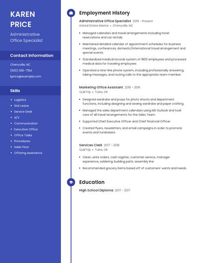 Resume example 5