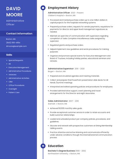 Resume example 4