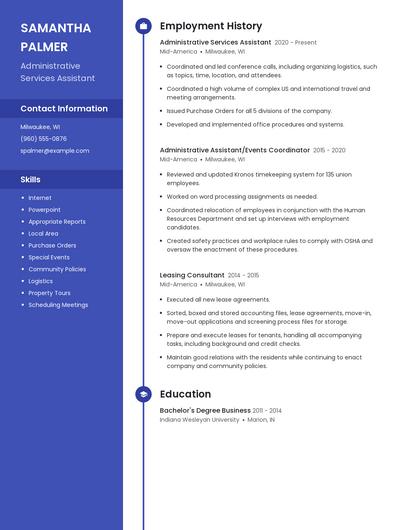 Resume example 4