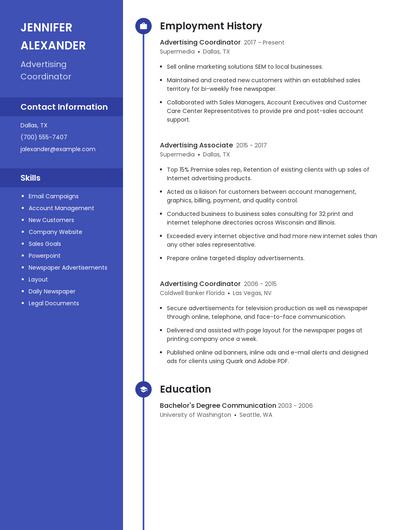 Resume example 5
