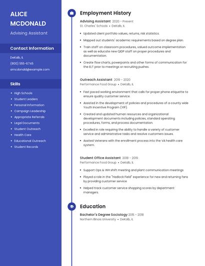 Resume example 5