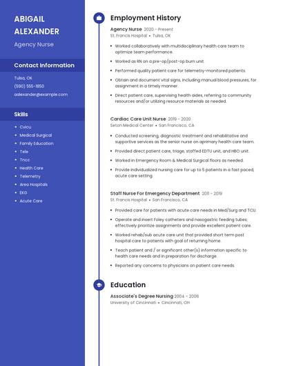 Resume example 5
