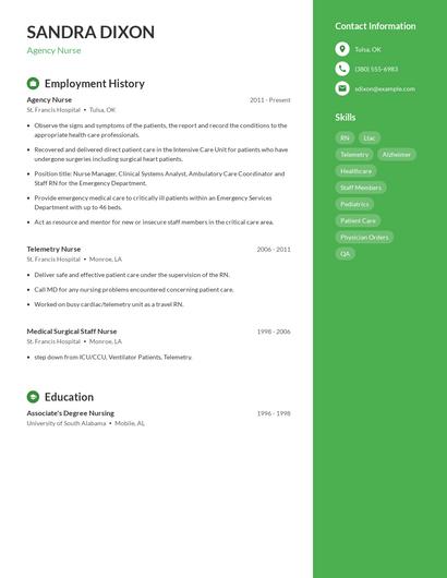 Resume example 4