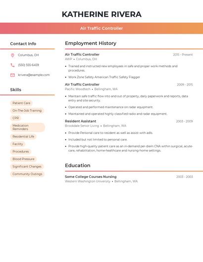 Resume example 3