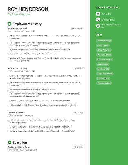 Resume example 4