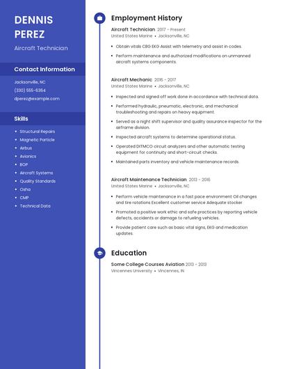 Resume example 5