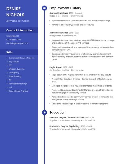 Resume example 4