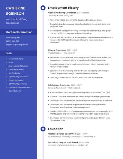 Resume example 4