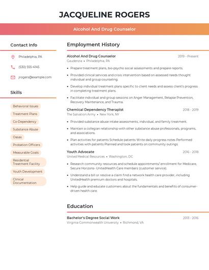 Resume example 3