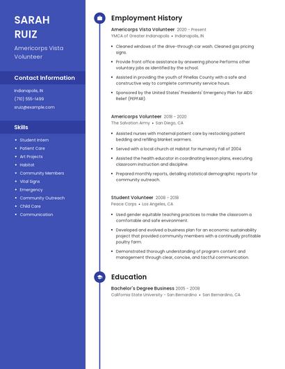Resume example 4
