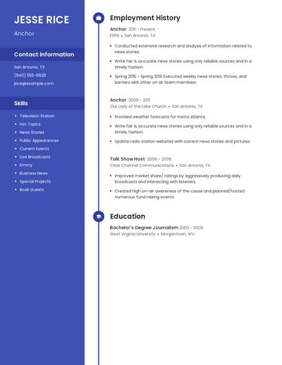 Resume example 4