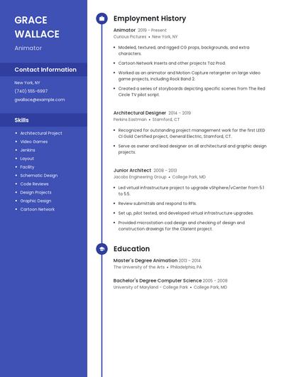 Resume example 5