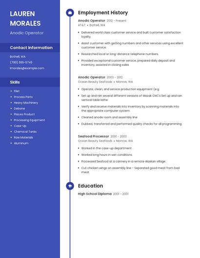 Anodic Operator Resume