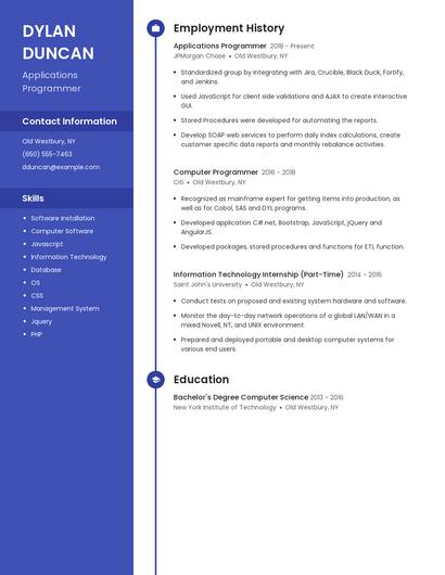 Resume example 4