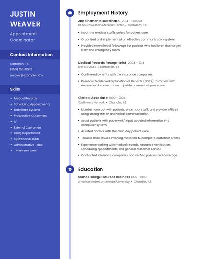 Resume example 4