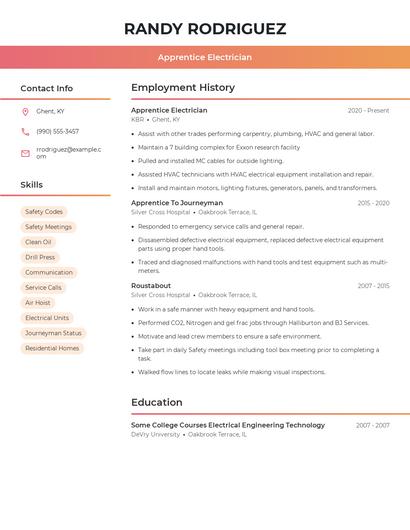 Resume example 3
