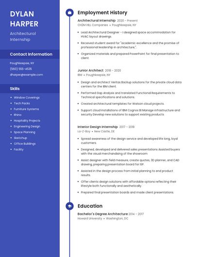 Resume example 4