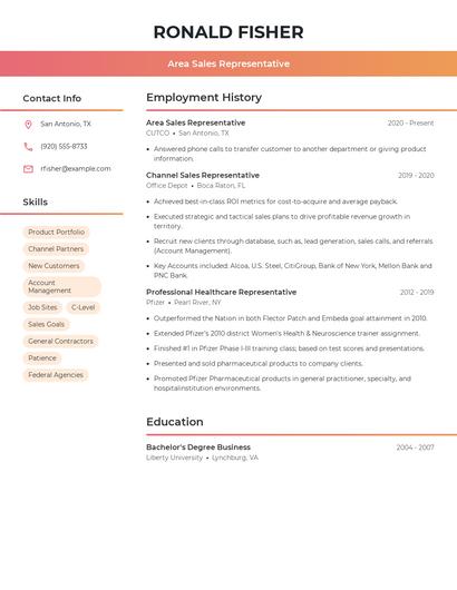 Resume example 3