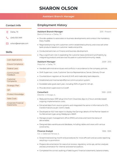 Resume example 3
