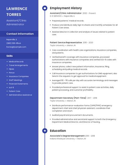 Resume example 5