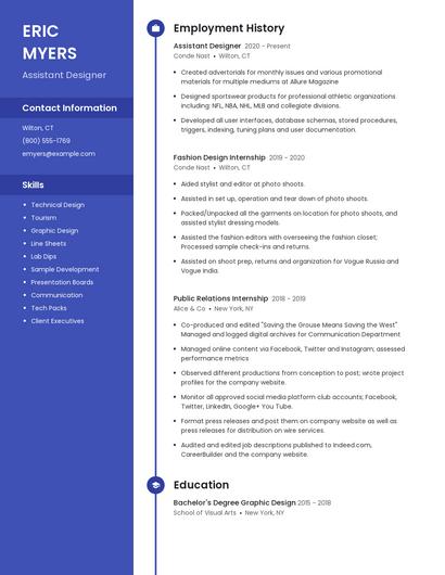 Resume example 4