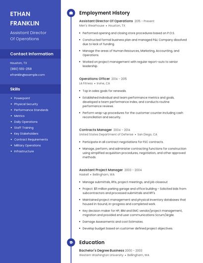 Resume example 4
