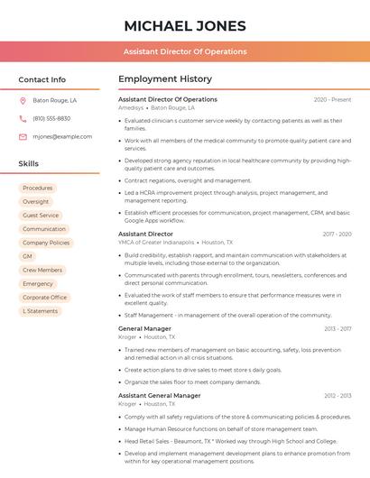 Resume example 3