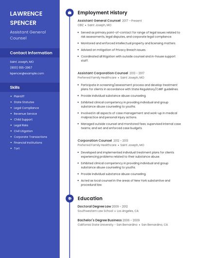 Resume example 4