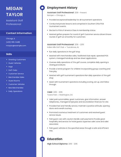 Resume example 4