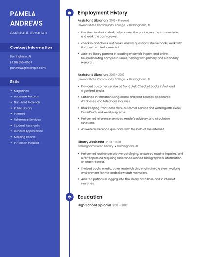 Resume example 5