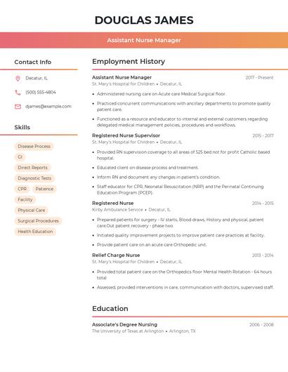 Resume example 3