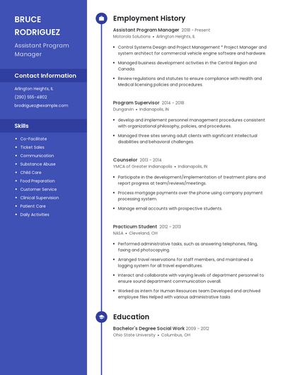 Resume example 4
