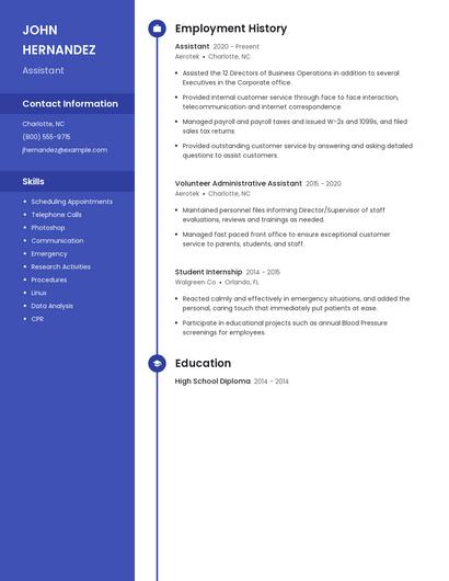 Resume example 4